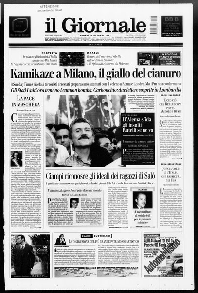 Il giornale del lunedi